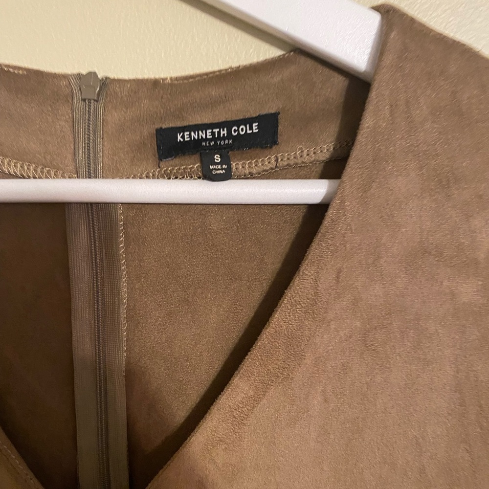 Kenneth Cole Suede Vintage Brown Soft Dress Rustic - Picture 4 of 9